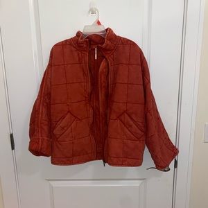 Free People Dolman Quilted Knit Jacket